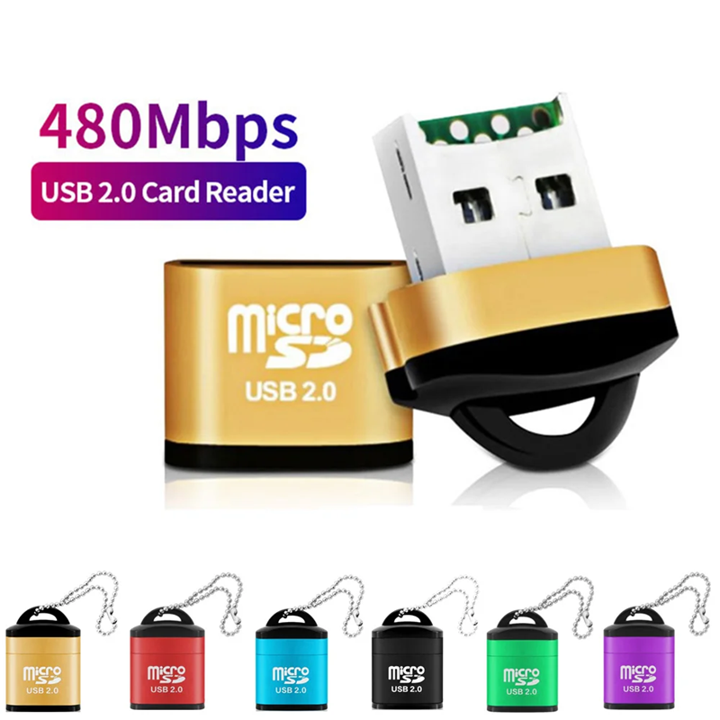 Laptop Accessories Nearby - قارئ بطاقات الذاكرة USB صغير Micro
