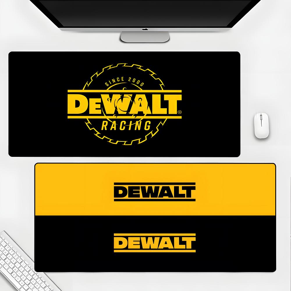 Laptop Accessories Nearby - لوحة ماوس مطاطية بشعار D-DeWalt الرائع،