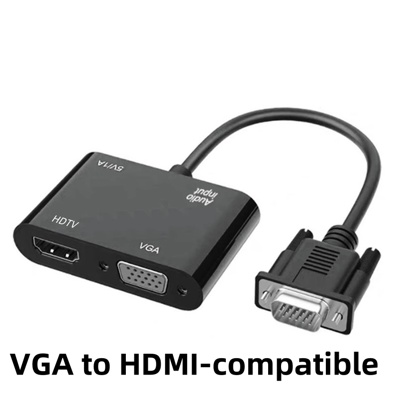 Hdmi Vga Adapter - محول عرض متوافق مع VGA (المضيف)