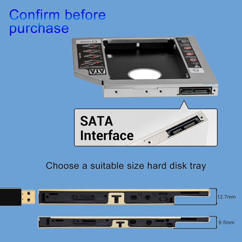 HDD SSD العلبة محول SATA 3.0 و - مراجعة Laptop Accessories Organizer وسعره
