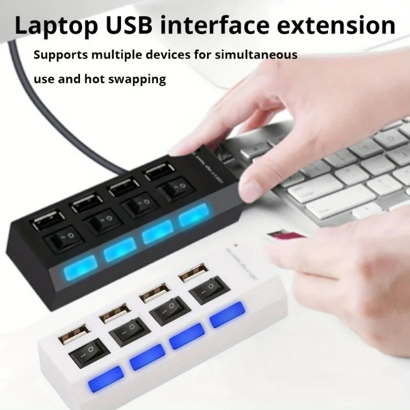 موزع USB 2.0 بـ 4/7 منافذ مع م - مراجعة Laptop Accessories Nearby وسعره