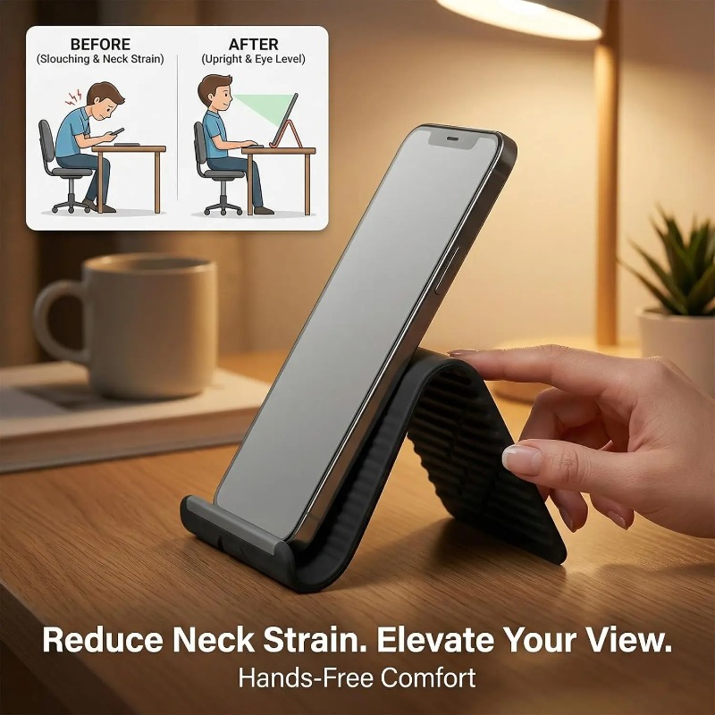 حامل هاتف سيليكون مرن وقابل لل - مراجعة Laptop Accessories Organizer وسعره