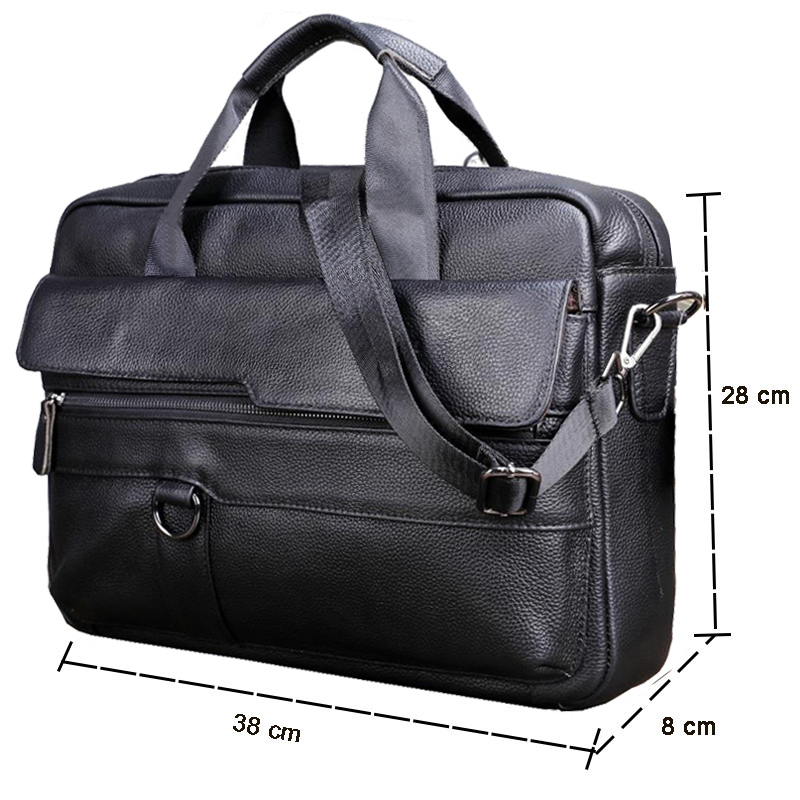 الرجال كبيرة جلد طبيعي حقيبة ي - مراجعة Laptop Accessories Travel Case وسعره