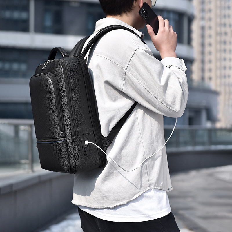 بو الجلود على ظهره للرجال ، شح - مراجعة Laptop Accessories Travel Case وسعره