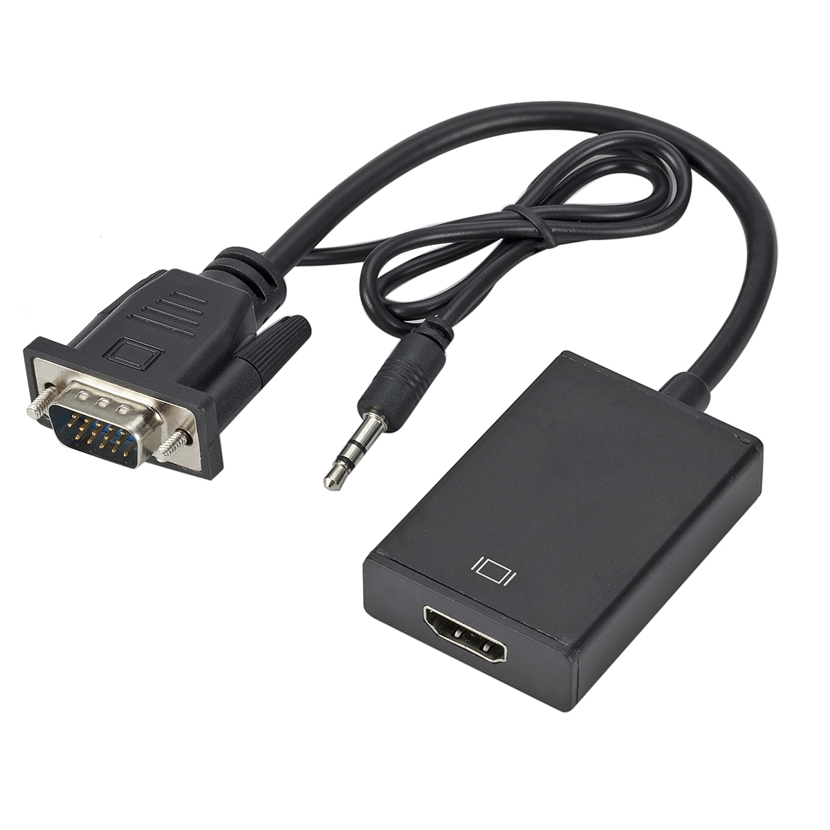 1080P HD VGA TO HD مع 3.5 مللي - مراجعة Hdmi Vga Adapter وسعره