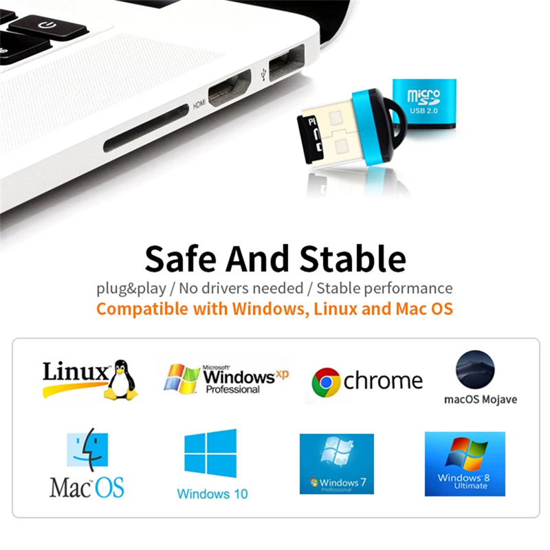 قارئ بطاقات الذاكرة USB صغير M - مراجعة Laptop Accessories Nearby وسعره