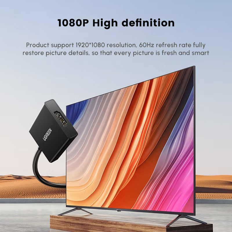محول UGREEN من VGA ذكر إلى HDM - مراجعة Hdmi Vga Adapter وسعره