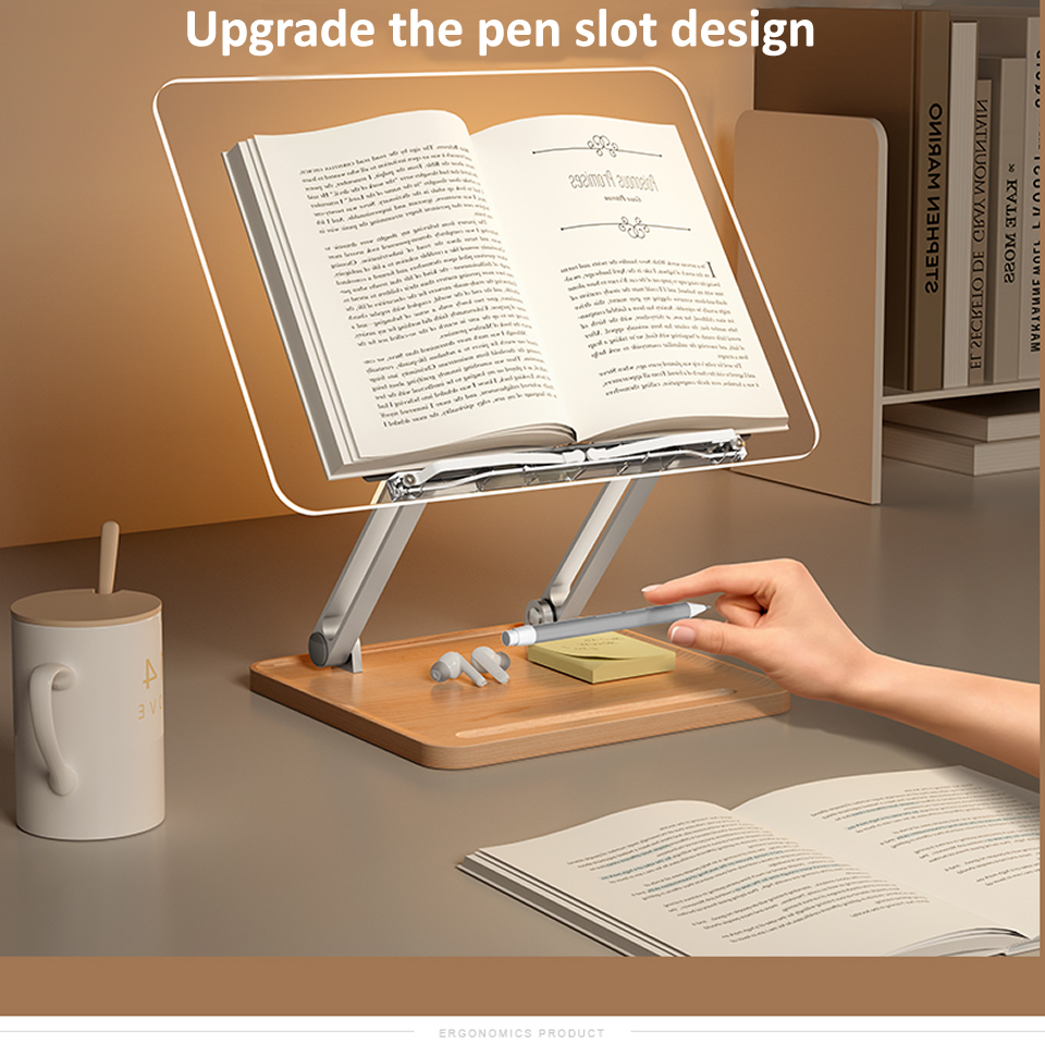 حامل قراءة خشبي مع إضاءة، حامل - مراجعة Laptop Accessories Organizer وسعره
