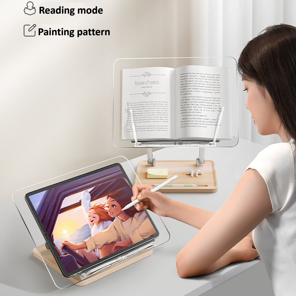 حامل قراءة خشبي مع إضاءة، حامل - مراجعة Laptop Accessories Organizer وسعره