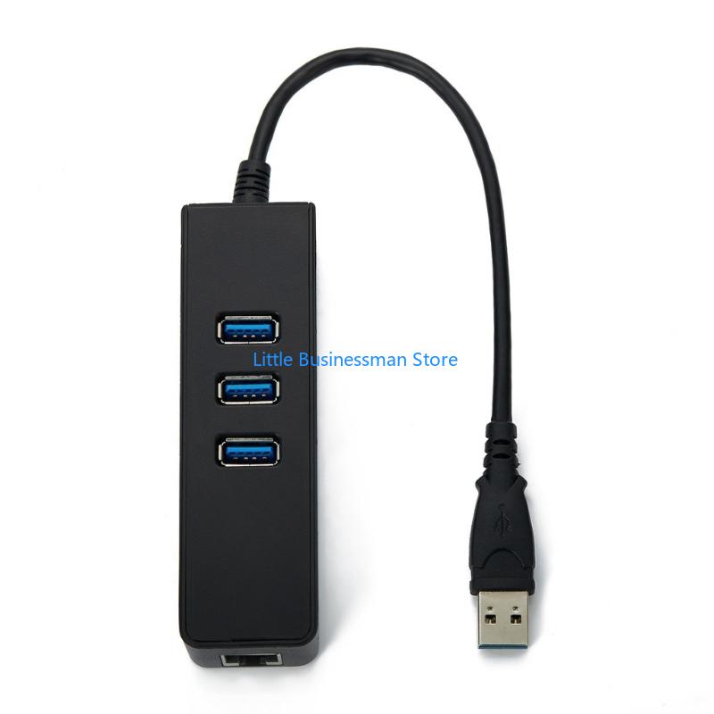 محول USB Ethernet مزود بثلاثة  - مراجعة Laptop Accessories You Need وسعره