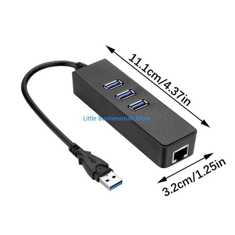 محول USB Ethernet مزود بثلاثة  - مراجعة Laptop Accessories You Need وسعره